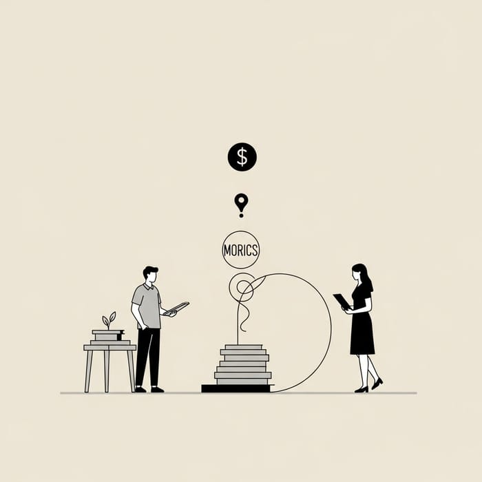 Ethics and Minimalism: Creative Visual Representation of Moral Values