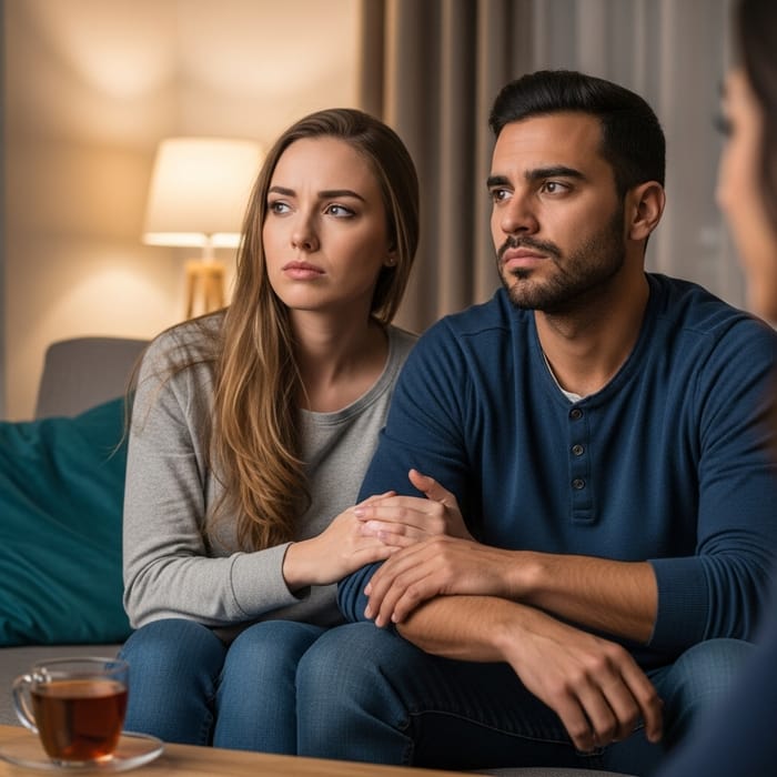 Displeased Couple Confrontation | Relationship Troubles