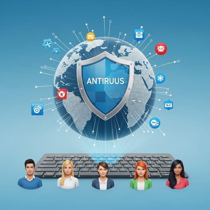 Global Cybersecurity and Antivirus Protection