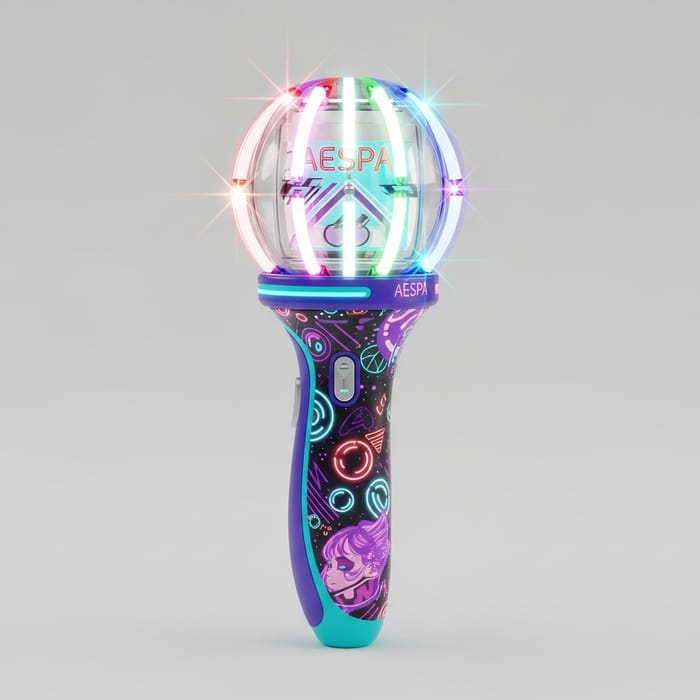 Kpop Lightstick - Aespa 3D Theme