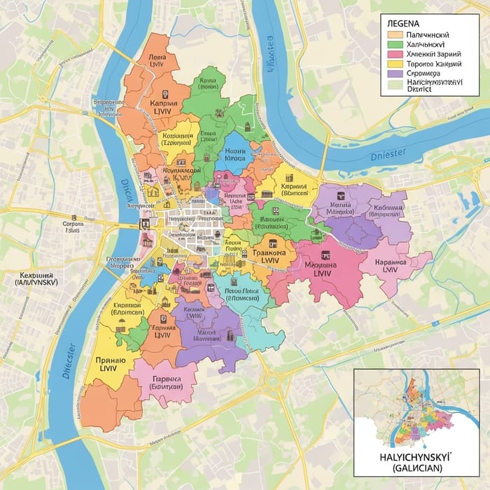 Administrative Structure of Galician District in Lviv Administrative Structure of Galician District in Lviv