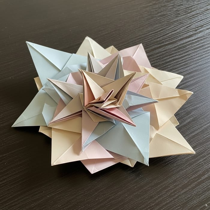 Abstract Origami Art - Play of Light Abstract Origami Art - Play of Light