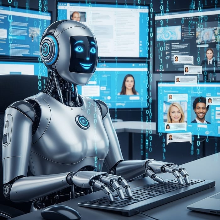Helpful Robot Assistant | Online Support 24/7 Helpful Robot Assistant | Online Support 24/7