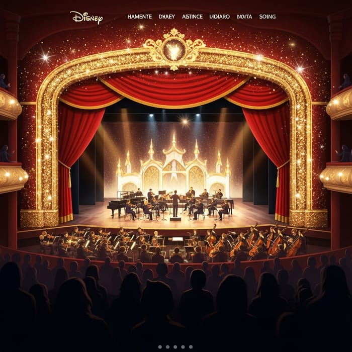 Enchanting Musical Theater Background Image