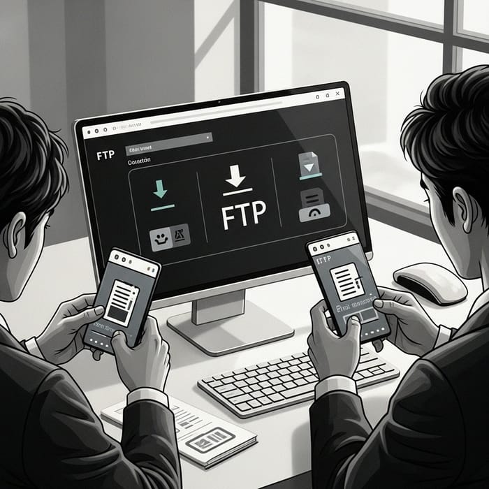 Vintage FTP Client Access Data Poster | Chiaroscuro Lighting Vintage FTP Client Access Data Poster | Chiaroscuro Lighting