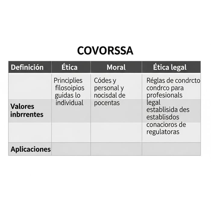 Comparative Analysis of Ethics, Morality, and Legal Ethics in Spanish