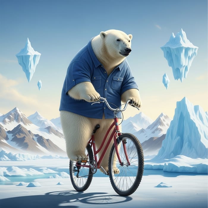 Polar Bear Cycling Adventure | Arctic Wildlife Wonder