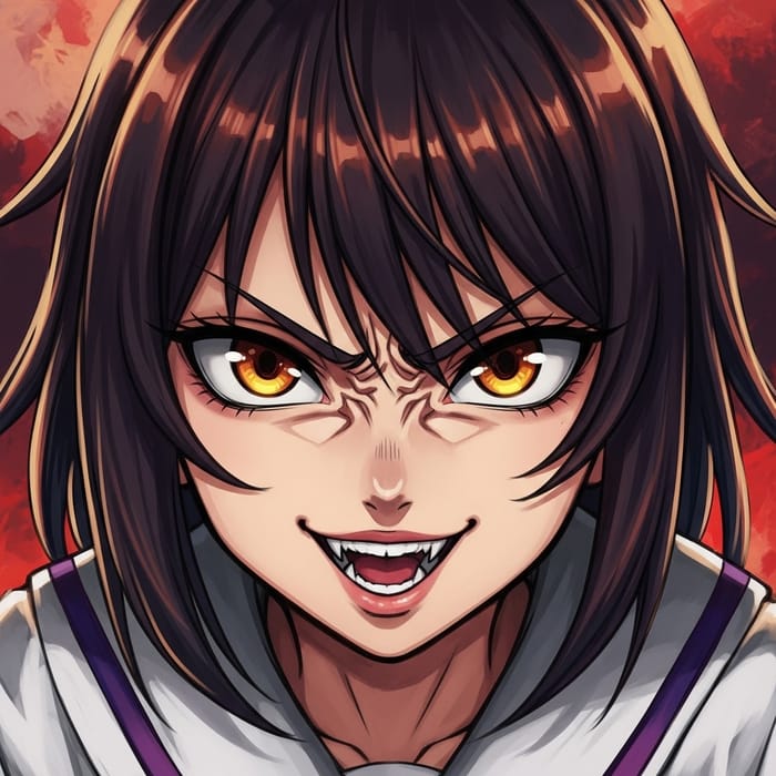 Menacing Anime Giant | Dynamic Colors & Kaiju Power