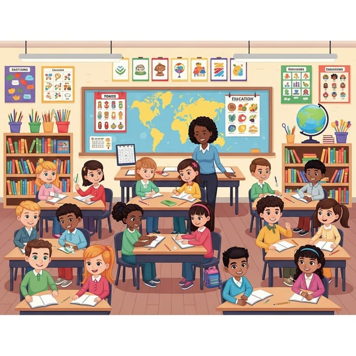 Objetivo 4: Inclusive and Equitable Education Scene