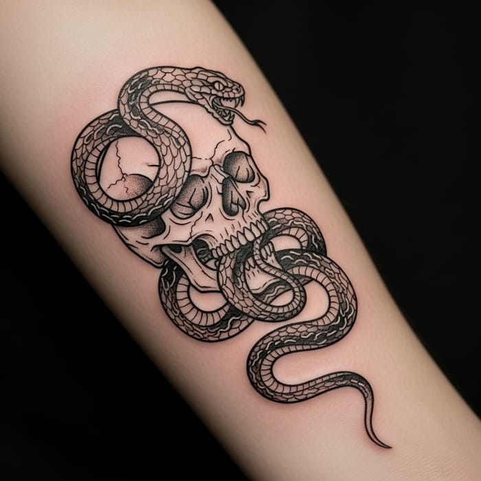 Dark Mark Tattoo Design from Harry Potter