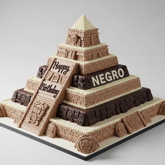 Aztec Pyramid Birthday Cake Design Aztec Pyramid Birthday Cake Design