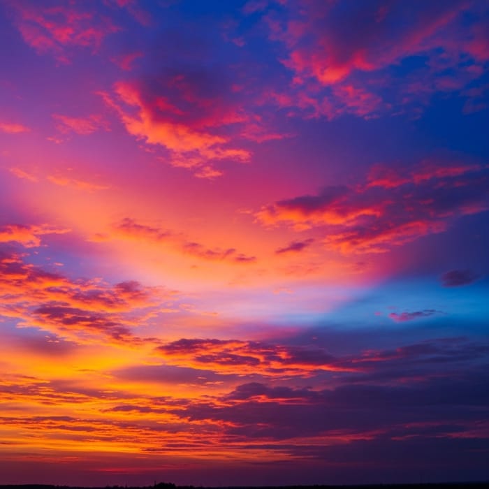 Stunning Abstract Sunset | Colorful Sky Art