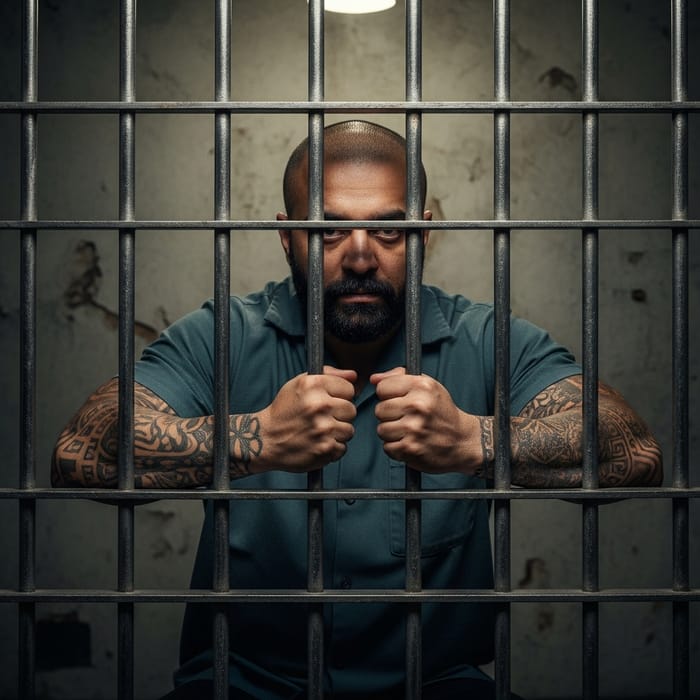 Notorious South Asian Prisoner in Old Cell Notorious South Asian Prisoner in Old Cell