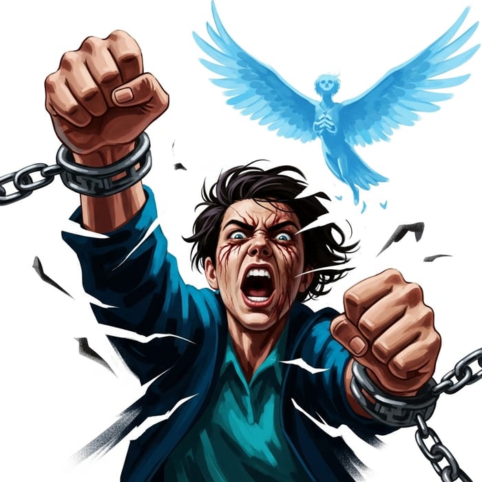 Empowering Digital Painting of Overcoming Panic Attacks