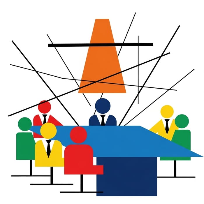 Modern Artistic Company Management Scene Modern Artistic Company Management Scene