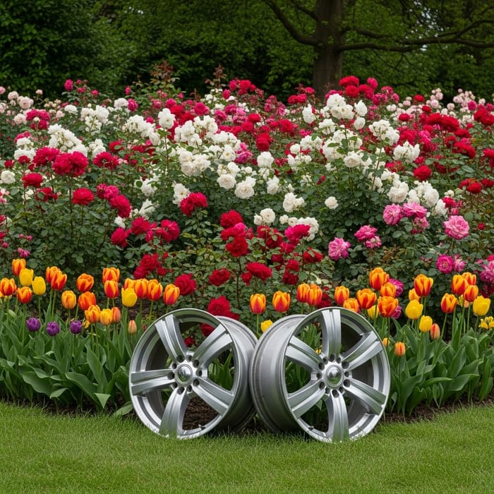 Serenity in a Floral Garden | Unique Number Eight Car Rims Serenity in a Floral Garden | Unique Number Eight Car Rims