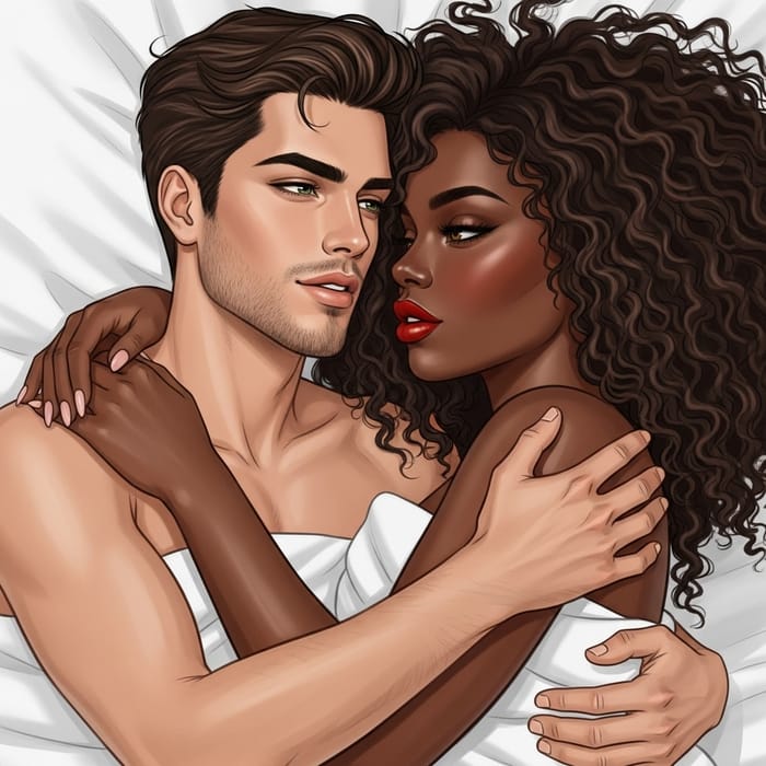 Serenade of Love: Gay Greek Man Embracing Curvy Black Woman Serenade of Love: Gay Greek Man Embracing Curvy Black Woman