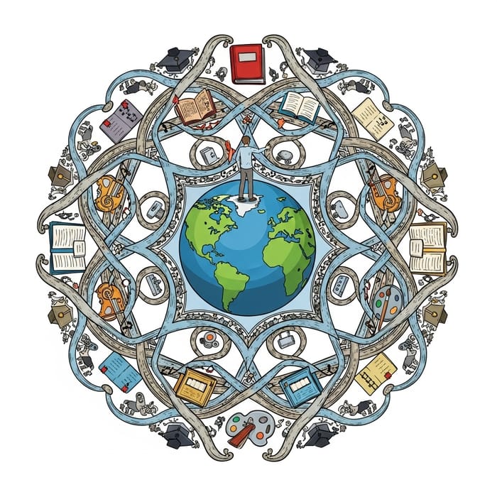 Alone in Dreams: Symbolic Mandala of Aspirations Alone in Dreams: Symbolic Mandala of Aspirations