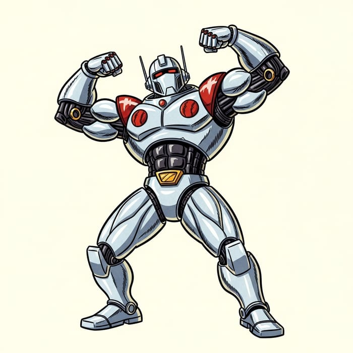 Storm Trooper Robot Flexing - Power & Strength