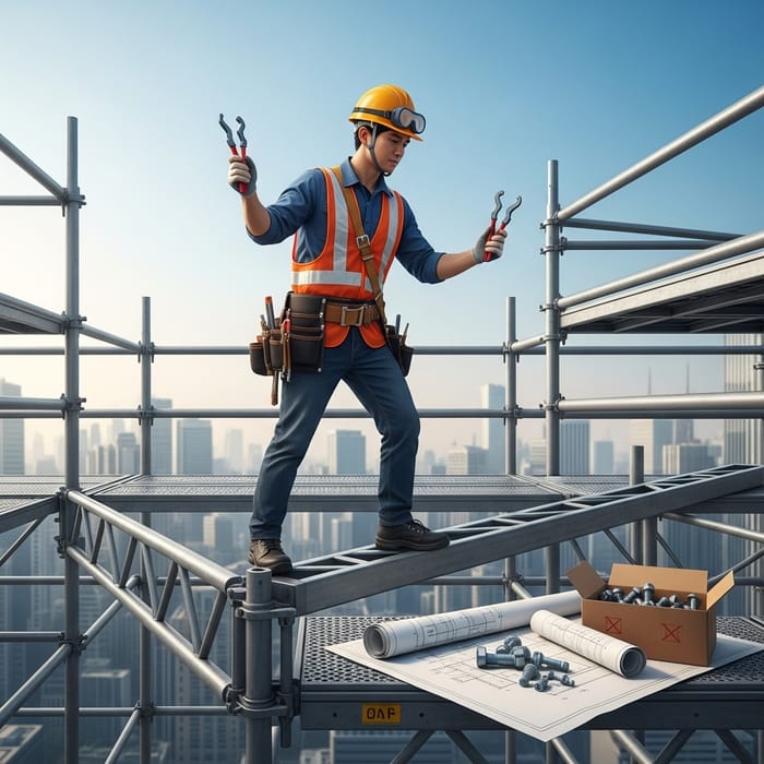 Professional Scaffolder for Urban Construction Projects