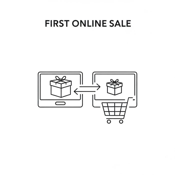 First Online Sale with Minimalistic Design
