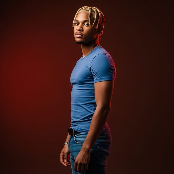 High-Fashion Urban Portrait of an African American Man