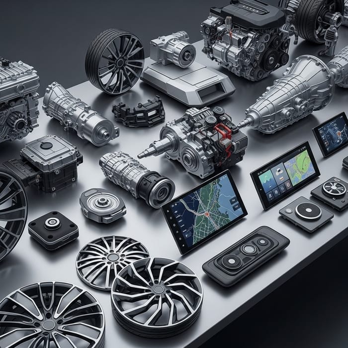 Futuristic Automotive Components And Advanced Technology
