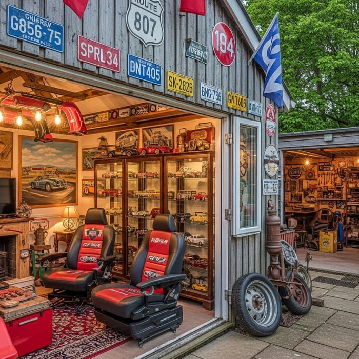 Vintage Car Theme Accommodation | Auto Memorabilia Stay