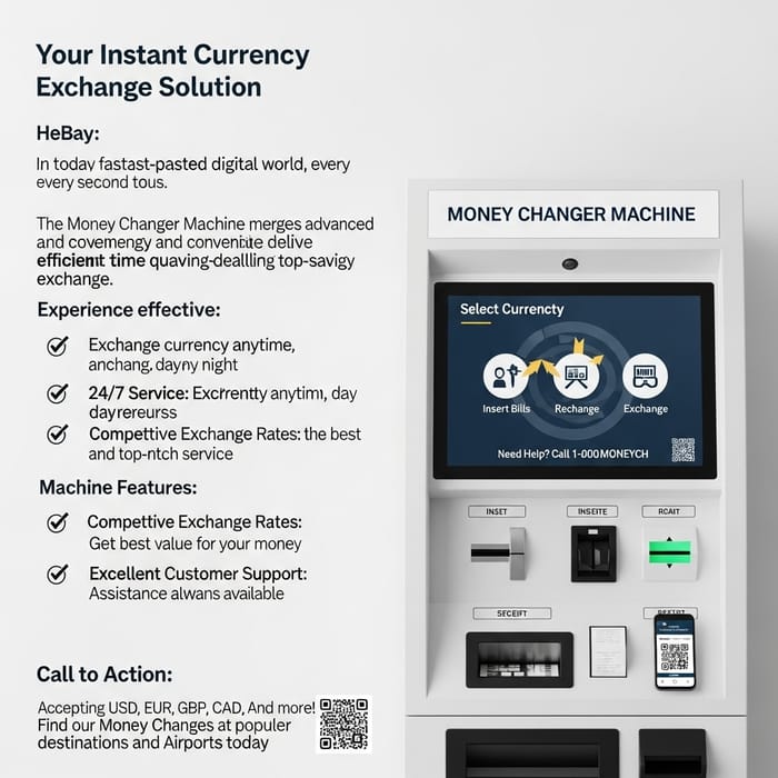 Money Changer Machine: Fast, Convenient, 24/7 Currency Exchange Money Changer Machine: Fast, Convenient, 24/7 Currency Exchange