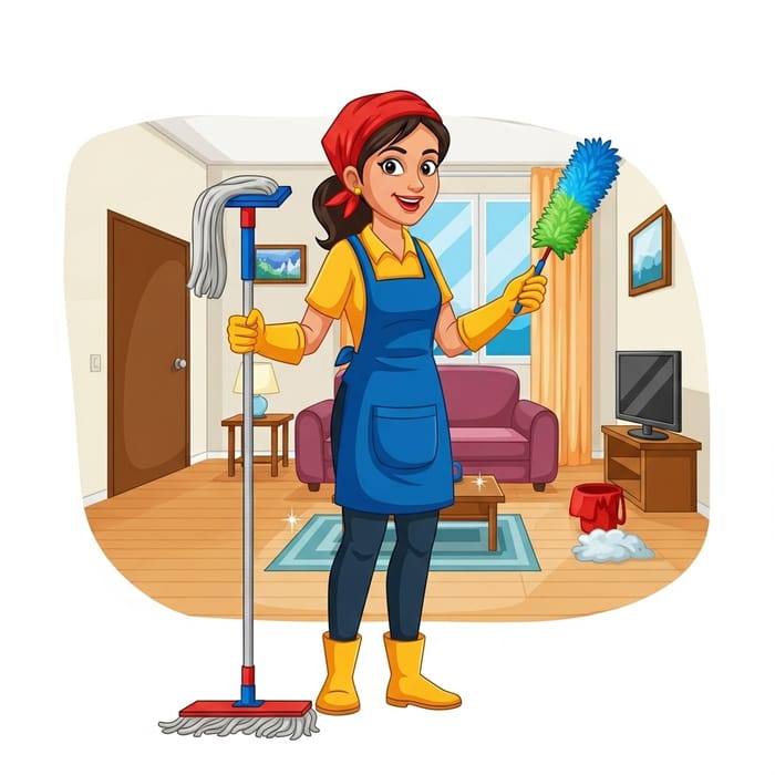 South Asian Housemaid Expert Cleaning Services | Housekeeping Tools