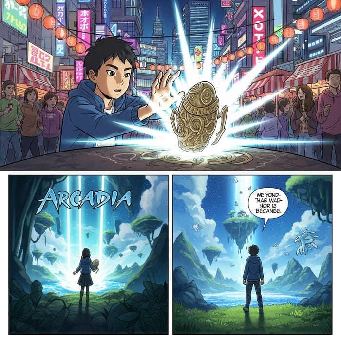 Akira Kato's Neo-Tokyo Adventure: Journey to Arcadia