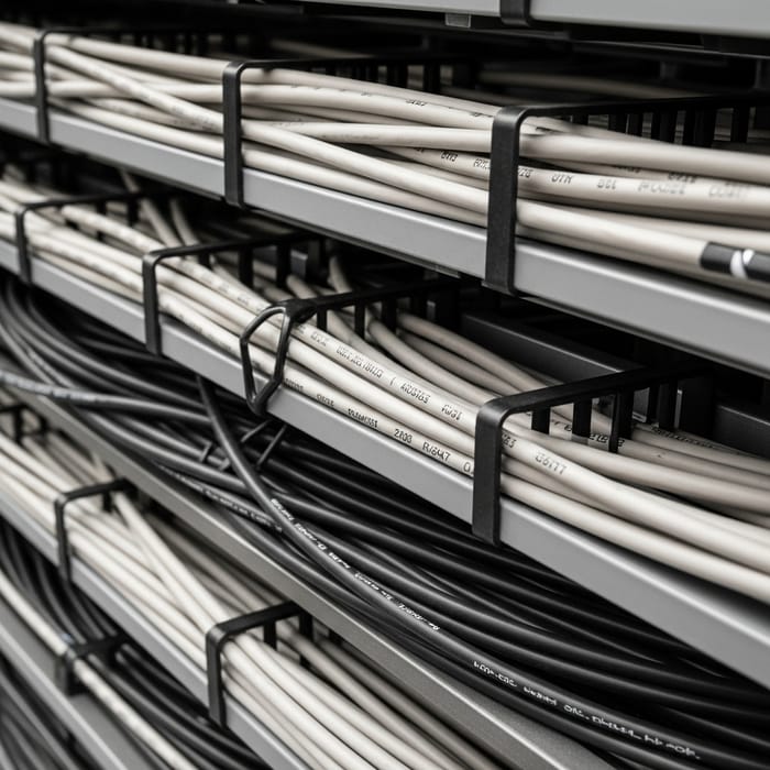 Neat Cable Organization | Detailed Cable Tray Showcase