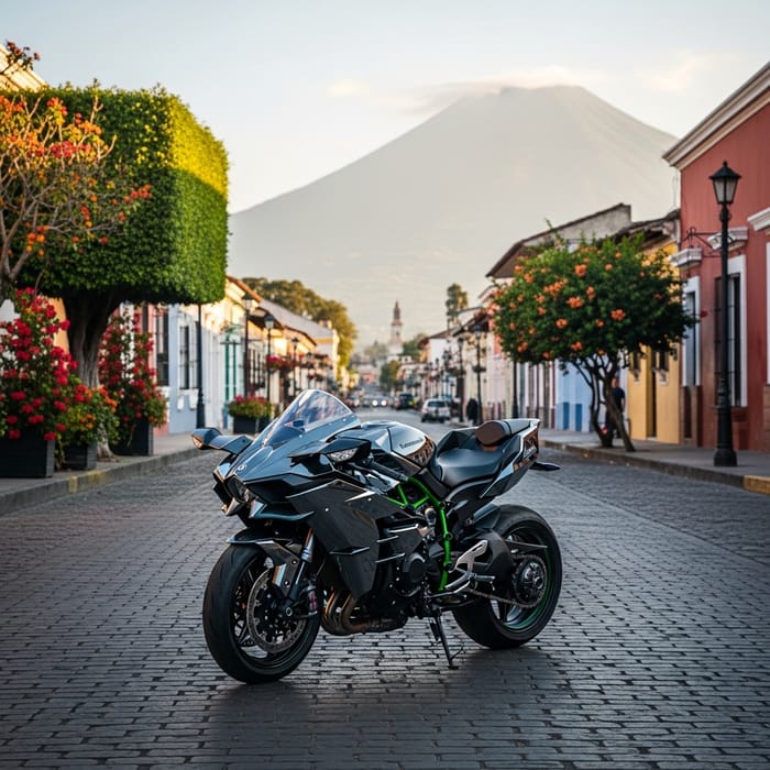 Exploring Guatemala on a Kawasaki Ninja H2R Motorcycle Exploring Guatemala on a Kawasaki Ninja H2R Motorcycle