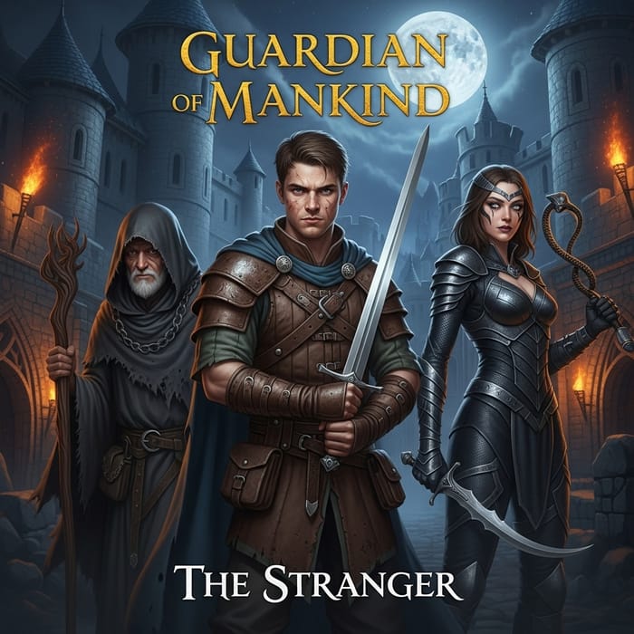 The Stranger - Epic Fantasy Book Cover Illustration