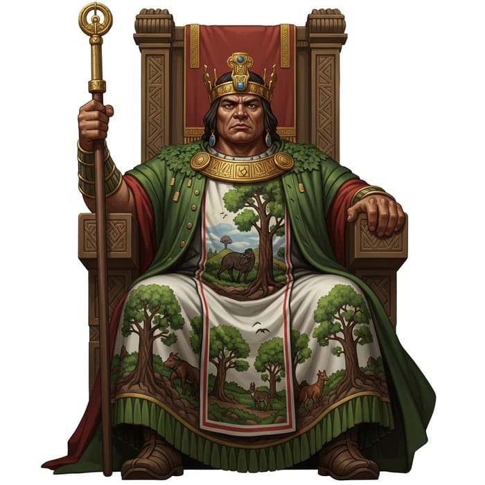 Earthy Male Emperor | Representation of Power and Command