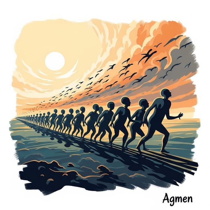 Unity in Motion | Collective Humanoid Figures - Agmen