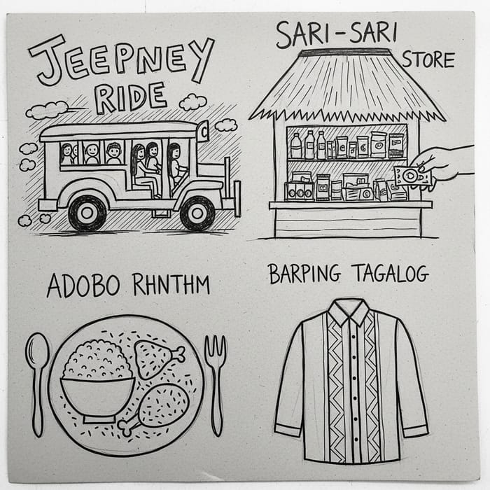 Contemporary Filipino Cultures Artwork: Simple Depiction with Integrated Elements & Principles Contemporary Filipino Cultures Artwork: Simple Depiction with Integrated Elements & Principles