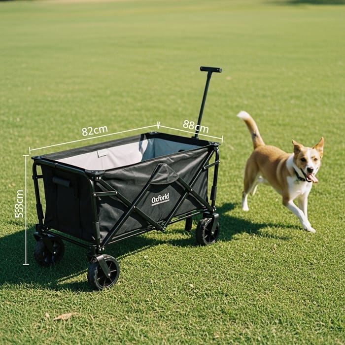 Lightweight Hand-Pulled Camping Cart for Outdoor Adventures