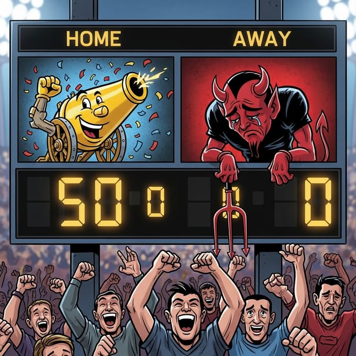 Arsenal Wins 50-0: Manchester United Outplayed Arsenal Wins 50-0: Manchester United Outplayed