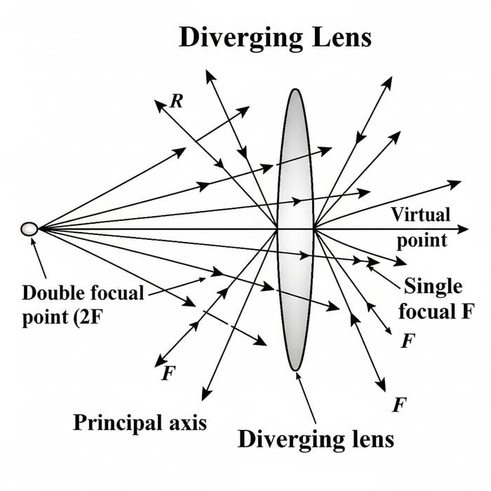 Object Visualization Beyond Double Focus Lens