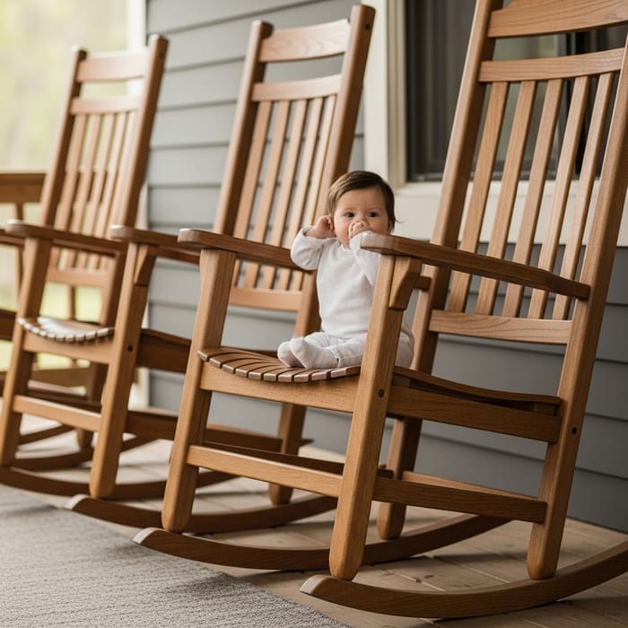 Tranquil Balance with Rocking Chairs for Home Comfort