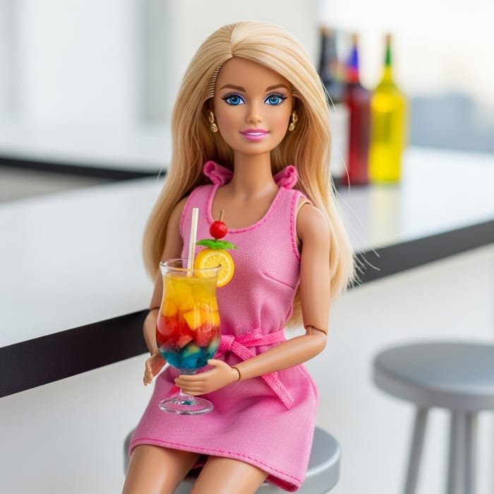 Barbie Doll Enjoying Summer Fruit Punch | Website Name