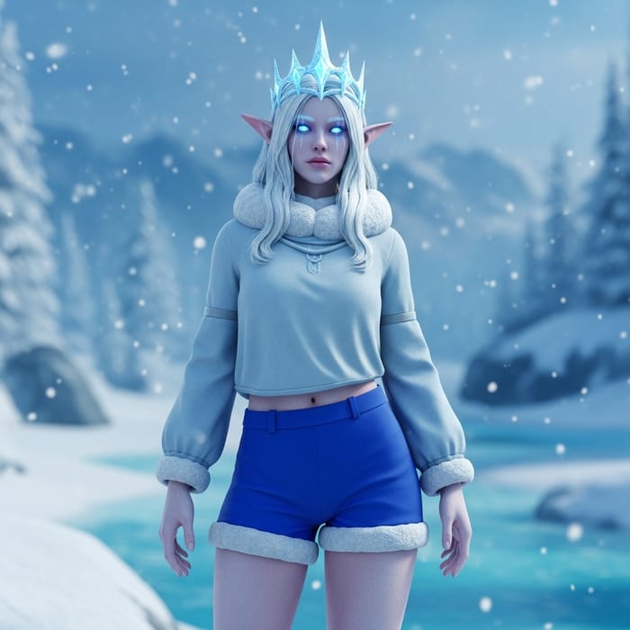 STALCRAFT Snow Maiden in Blue Panties STALCRAFT Snow Maiden in Blue Panties