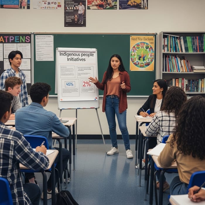 Diverse Classroom Presentation on Indigenous People Support Diverse Classroom Presentation on Indigenous People Support