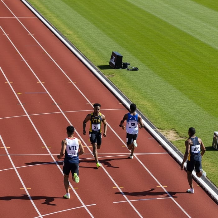 Professional Race Track with VTU, SB, GUG | Athletic Competition