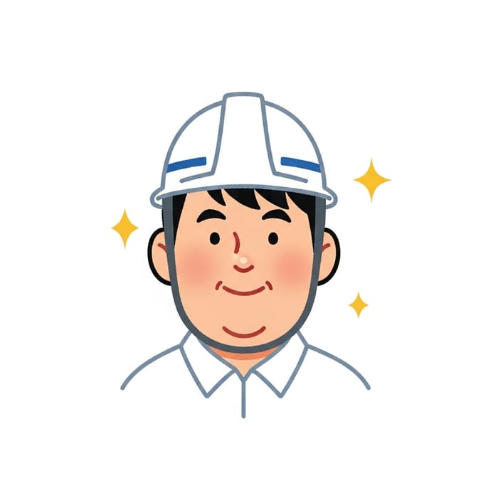 Cheerful Builder Avatar Illustration Cheerful Builder Avatar Illustration
