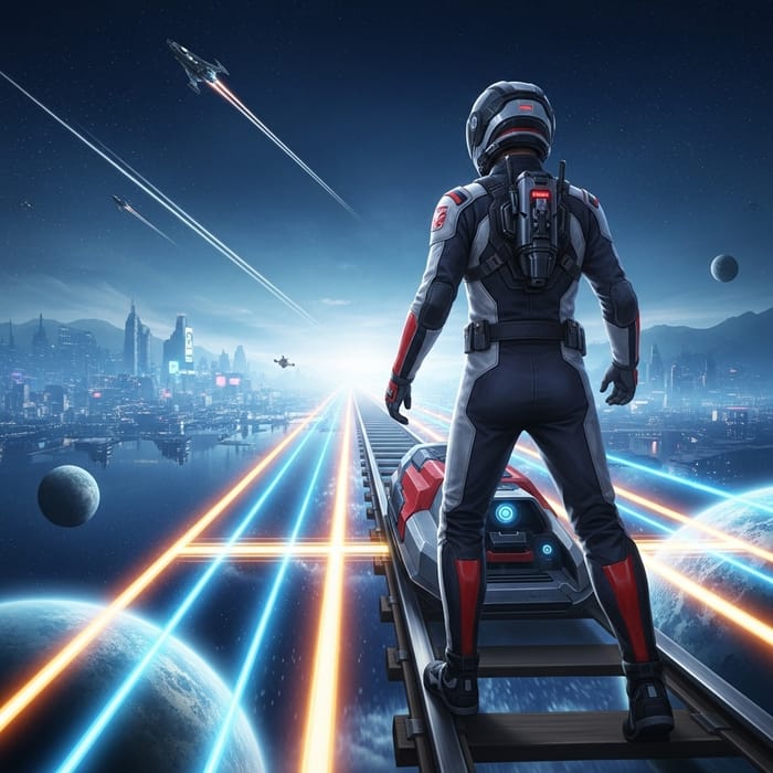 Dan Heng Sci-Fantasy Rail Start | Thrilling Racing Adventure