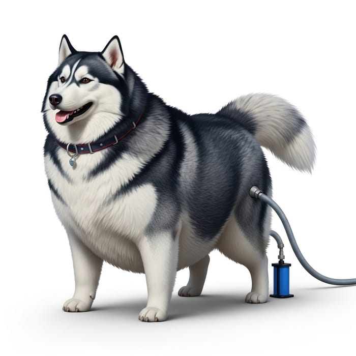 Morbidly Obese Feral Husky - Paw Patrol Inflation & Pump Image Morbidly Obese Feral Husky - Paw Patrol Inflation & Pump Image