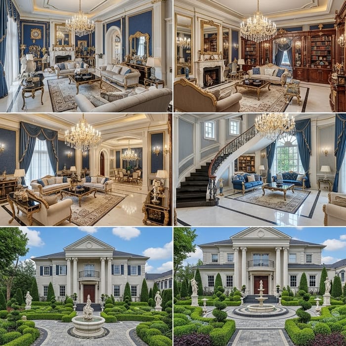 Opulent and Spacious Home: A Wealthy Haven