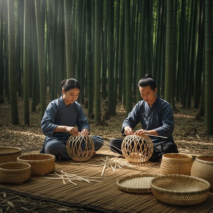 The Origin of Bamboo Weaving: A Traditional Craft The Origin of Bamboo Weaving: A Traditional Craft